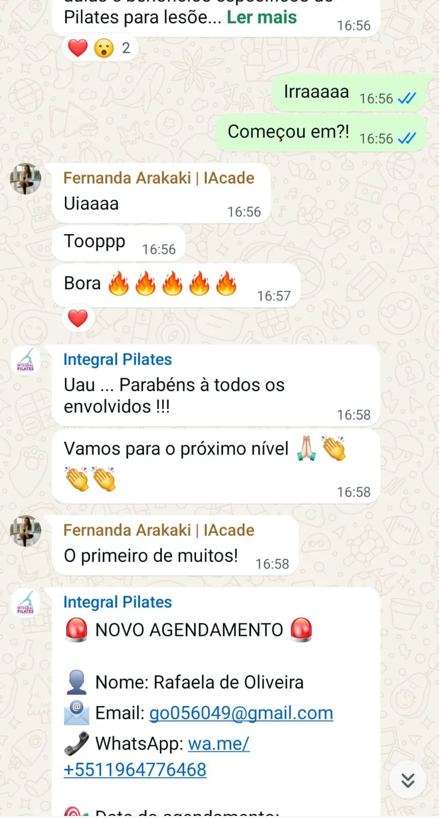 Print de resultado de Integral Pilates, Studio de Pilates